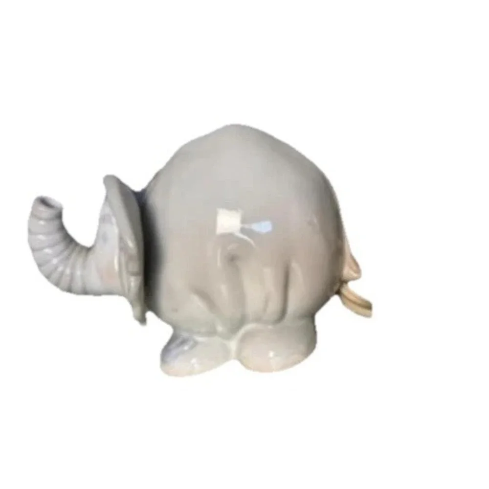 Enesco Ceramic Elephant Night Light Piggy Bank Corded Electric‎ Nursery Decor